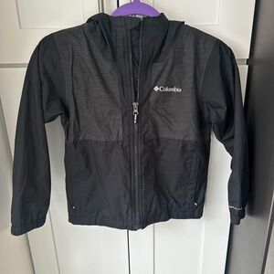 Columbia Rainy Trails II fleece-lined jacket in black XS 6/7